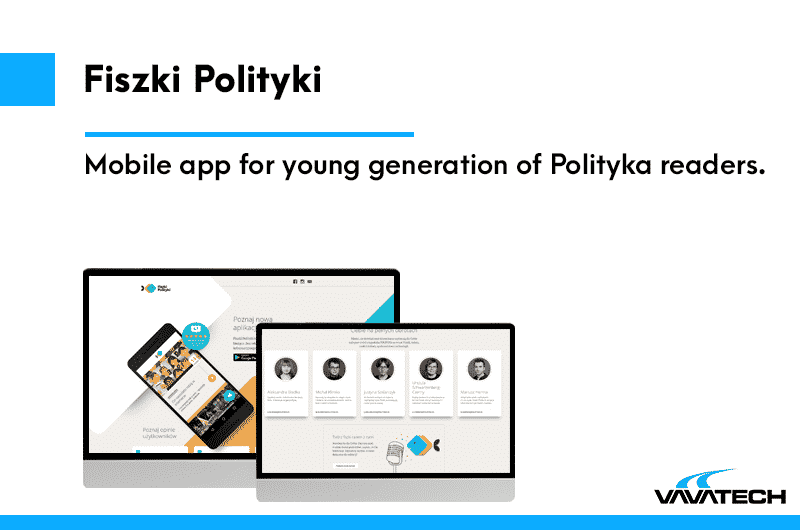 Java application made by Vavatech for the publisher of Polityka
